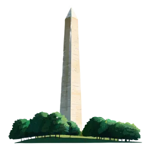 Hand Drawn Washington Monument Illustration Png Ulc PNG Image