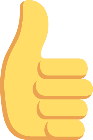 Hand Emoji Clipart Discord - Thumbs Up Emoji Discord PNG image with transparent background
