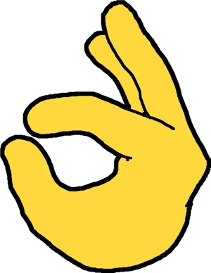 Hand Gesture O K Sign Illustration PNG Image