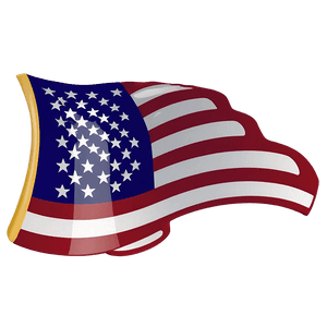 Hand-Held American Flag PNG Graphic 04302024 PNG image with transparent background