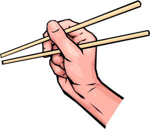 Hands Chinese Chopsticks Image Picture Stock - Using Chopstick Clipart Png, Transparent Png PNG
