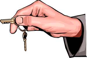 Vector Illustration Of Hand Holding Security Keys That - Hand Holding Bunch Of Keys Vector, HD Png Download PNG image with transparent background