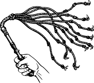 Cat Of Nine Tails - Cat O Nine Tails Clip Art, HD Png Download PNG image with transparent background