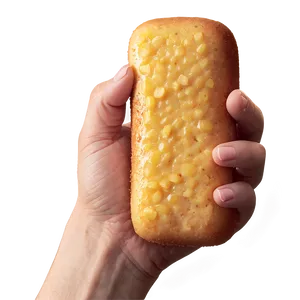 Hand Holding Twinkie Snack Cake PNG Image