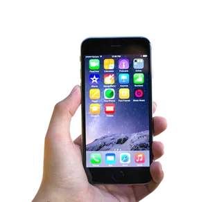 Hand Holdingi Phone Display PNG Image