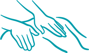 Hand Massage Outline PNG Image