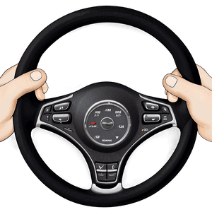 Hand on Steering Wheel PNG sqf PNG image with transparent background