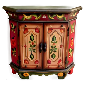 Hand Painted Cabinet Png 44 PNG Image