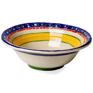 Hand-painted Ceramic Bowls Png Vmu16 PNG Image