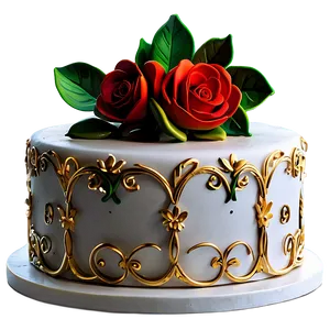 Hand-painted Wedding Cake Png Tvf PNG Image