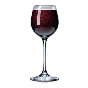 Hand-painted Wine Glasses Png 06212024 PNG Image