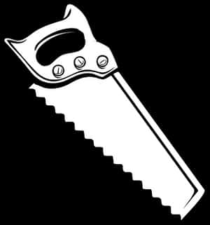 Hand Saw Silhouette PNG