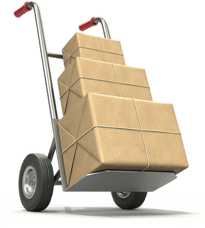 Of Transport,cart,package Delivery,automotive Wheel - Shipping Product, HD Png Download PNG image with transparent background