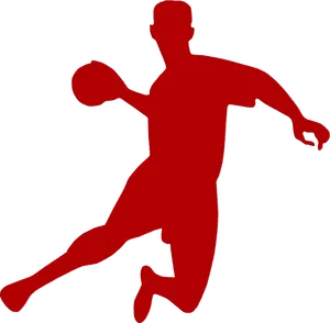 Handball_ Player_ Silhouette.png PNG Image