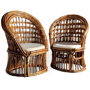 Handcrafted Rattan Armchair Png Ahv PNG Image