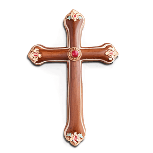 Handcrafted Wooden Cross PNG rjp31 PNG image with transparent background
