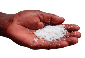 Handfulof Salt Crystals PNG image with transparent background