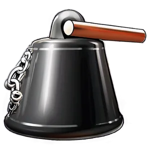 Handheld Cowbell Illustration Png Tsn46 PNG Image