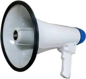 Handheld Megaphone Isolated PNG Image