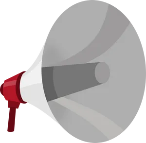 Handheld Megaphone Vector Illustration PNG Image