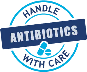 Handle Antibiotics With Care Logo PNG Image