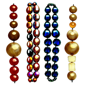 Handmade Beads Assortment PNG esl82 PNG with transparent background