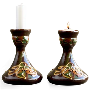 Handmade Ceramic Candlestick Png 32 PNG Image