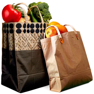 Handmade Grocery Bag Png Bup37 PNG Image