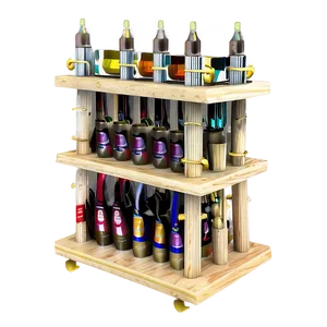 Handmade Wood Shelf Crafts Png Kmi51 PNG Image