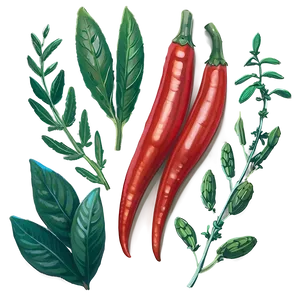 Handpicked Herb Png Cgk3 PNG Image