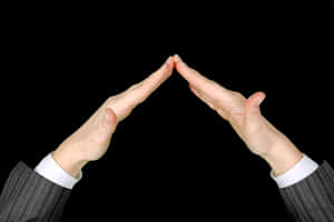 Hands Forming Peak Gesture PNG image with transparent background