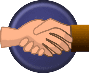 Handshake Agreement Graphic PNG image with transparent background