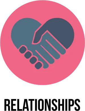 Handshake Heart Relationships Icon PNG Image