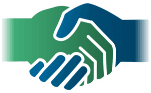 Handshake Icon Graphic PNG image with transparent background