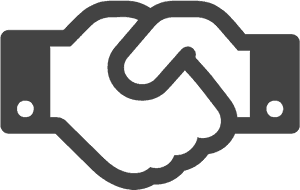 Handshake Icon Representation PNG image with transparent background