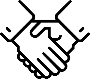 Handshake Icon Trust Agreement PNG image with transparent background