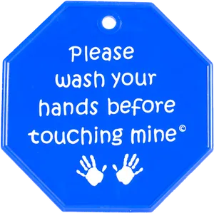 Handwashing Reminder Sign PNG Image