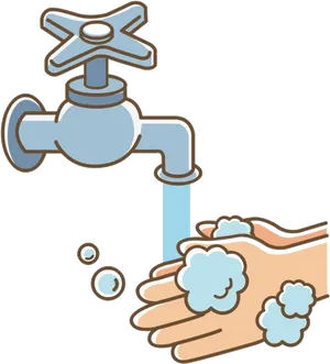 Handwashing_ Steps_ Illustration PNG Image