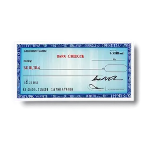 Handwritten Bank Check Replica Png 06292024 PNG Image