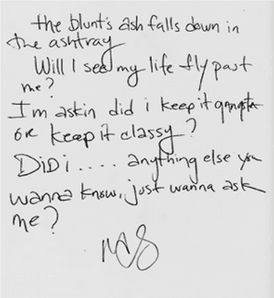 Nas Rapper Handwriting, HD Png Download PNG image with transparent background