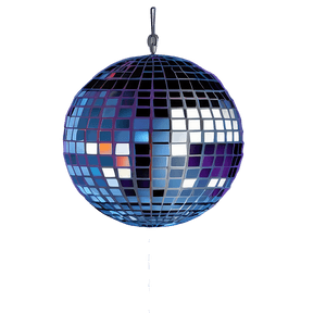 Hanging Disco Ball PNG image with transparent background