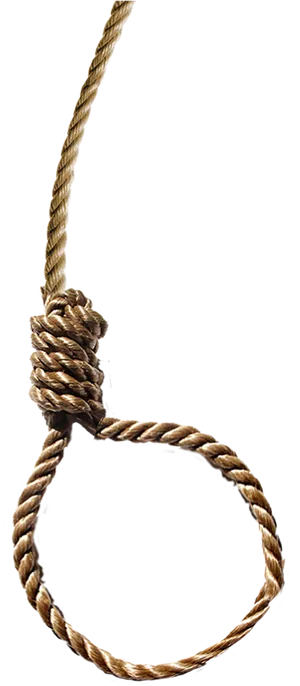 Hanging Noose Rope PNG Image