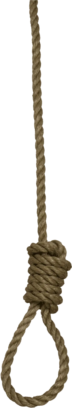 Hanging Noose Rope PNG Image