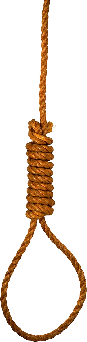 Hanging Noose Rope Loop PNG Image