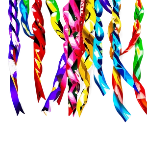 Hanging Party Streamers Png Sop PNG Image