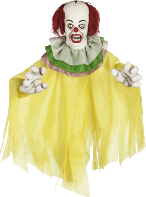 Hanging Pennywise Halloween Decoration, HD Png Download PNG image with transparent background