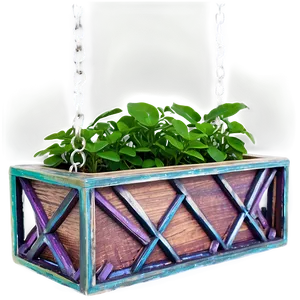 Hanging Planter Box Png Ggp PNG Image