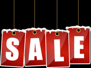 Hanging Sale Signs PNG with transparent background