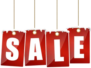 Hanging Sale Signs PNG Image