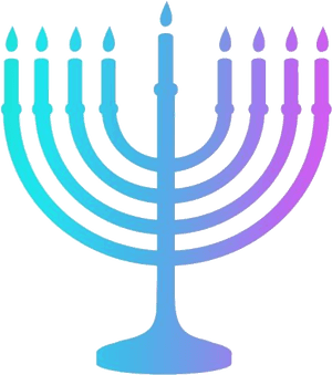Menorah Hanukkah Png Transparent Images - Hanukkah Clipart Black And White, Png Download PNG image with transparent background